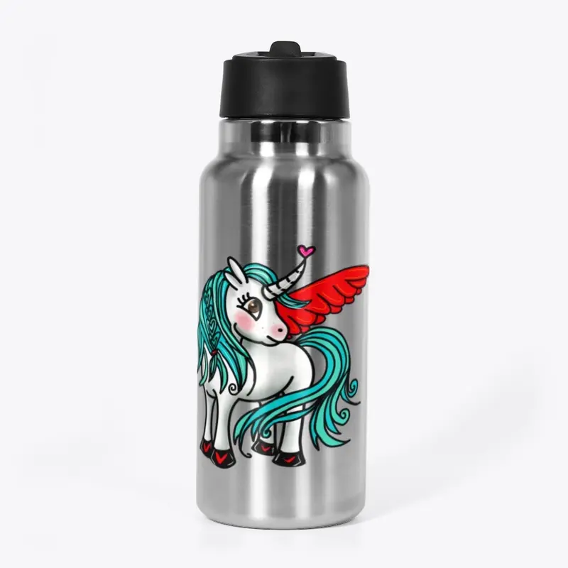 32 oz Stainless Steel Water Bottle